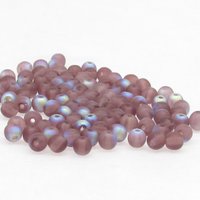 4mm Druk Round Glass Bead Mixes
