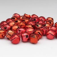 1/2” Jingle Bells, 13mm Round Steel Christmas Embellishments