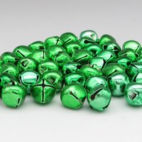 1/2” Jingle Bells, 13mm Round Steel Christmas Embellishments