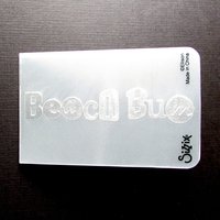 Summer Fun and Beach Bum Sizzix Embossing Folders, 4.5" Rectangles