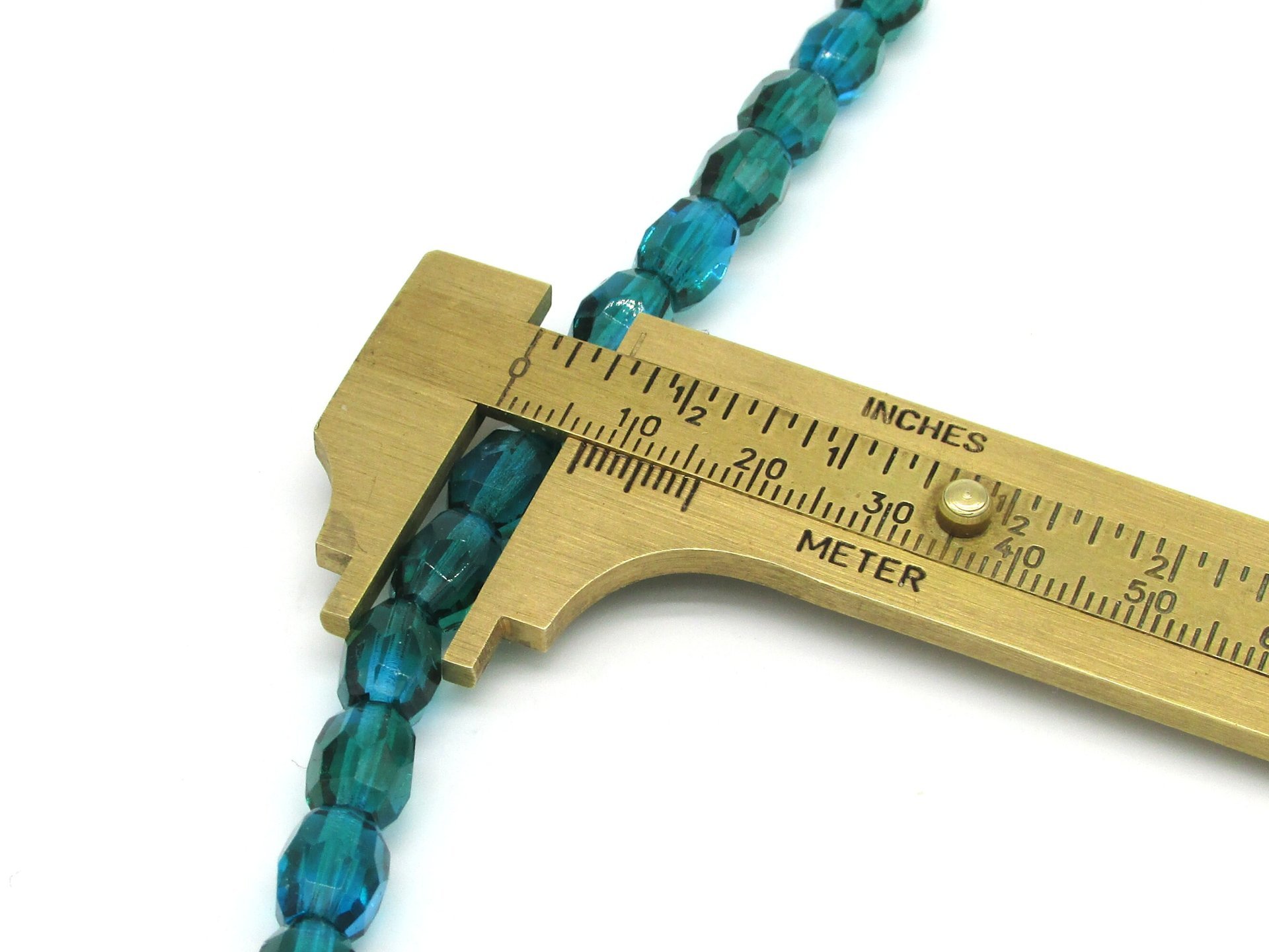 10mm Faceted Ovals, Two-Tone Translucent Czech Fire Polished Beads, Aqua and Emerald