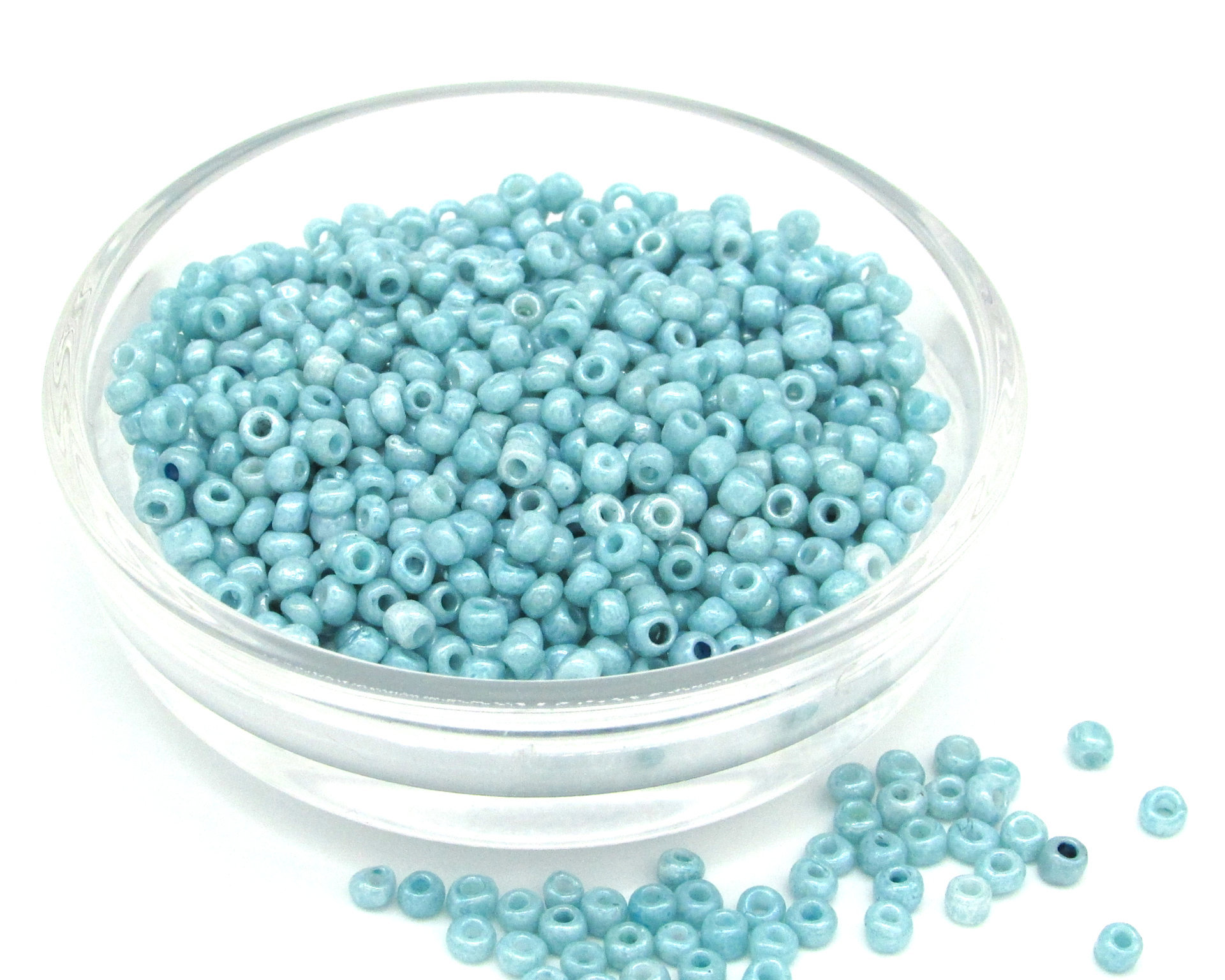 8/0 Mini Rocailles Turquoise Lustre (25g)