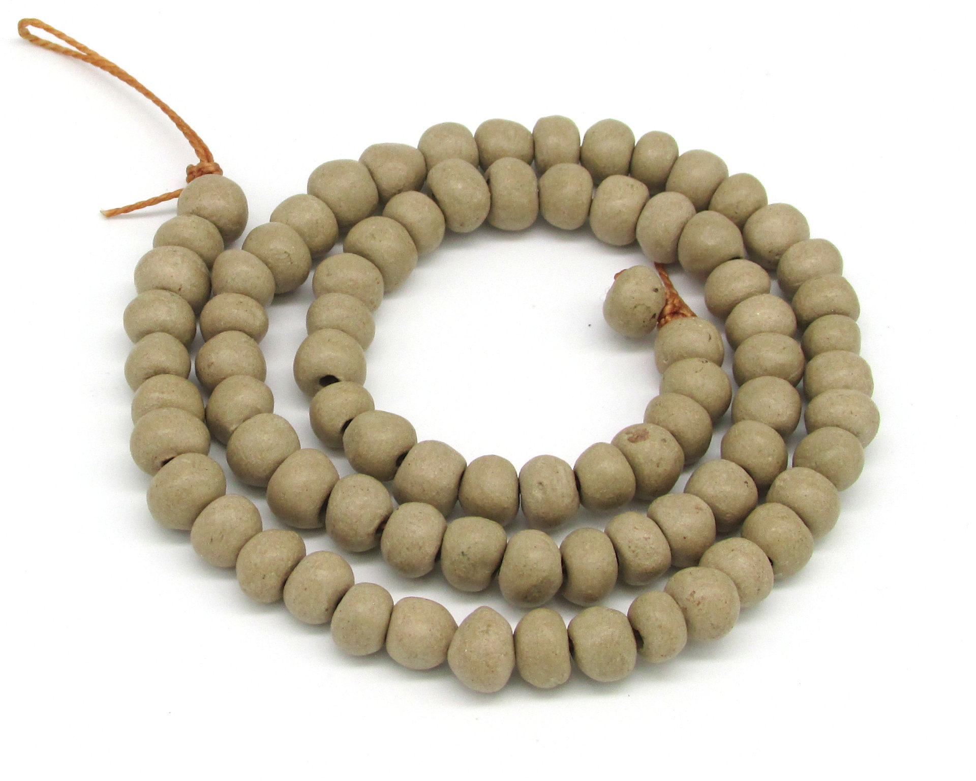 Wooden Rondelle Bead Strands