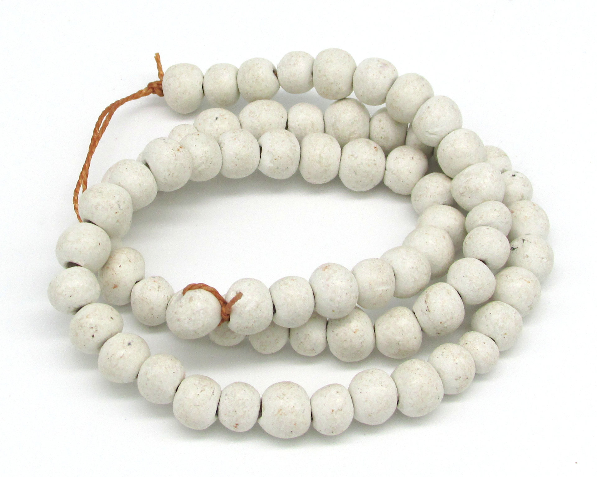 Wooden Rondelle Bead Strands