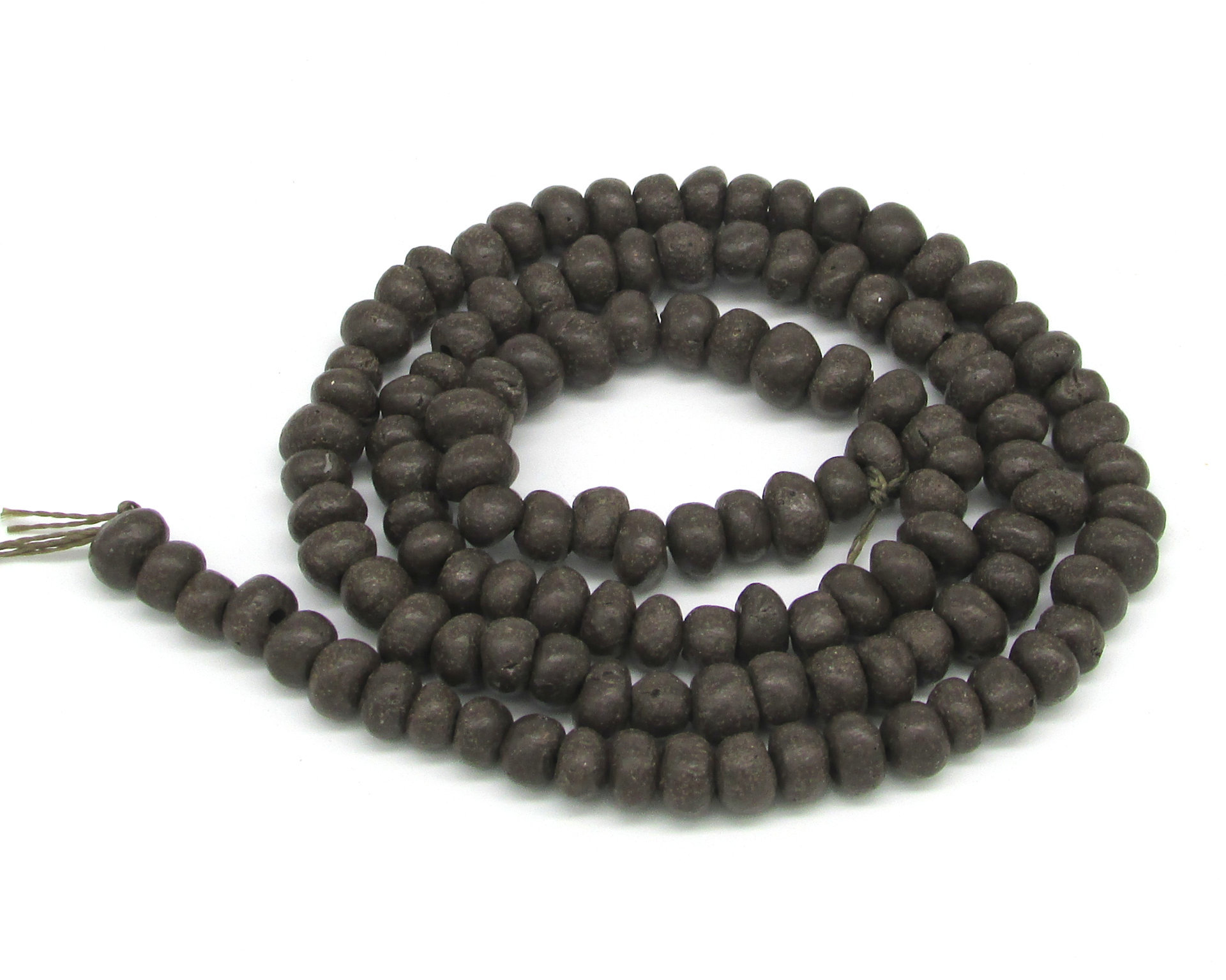Wooden Rondelle Bead Strands