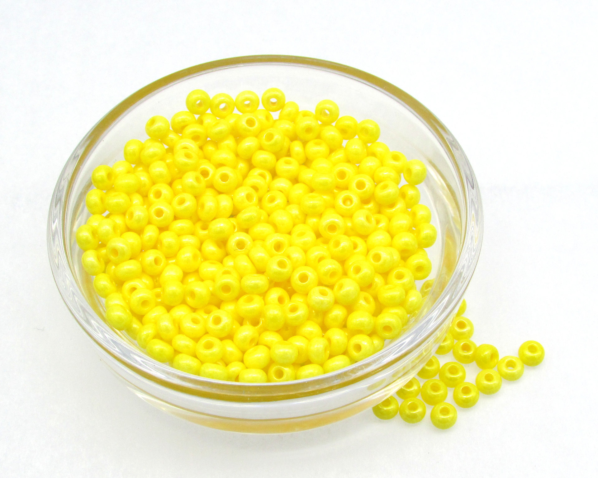 6/0 Seed Beads Opaque Yellow
