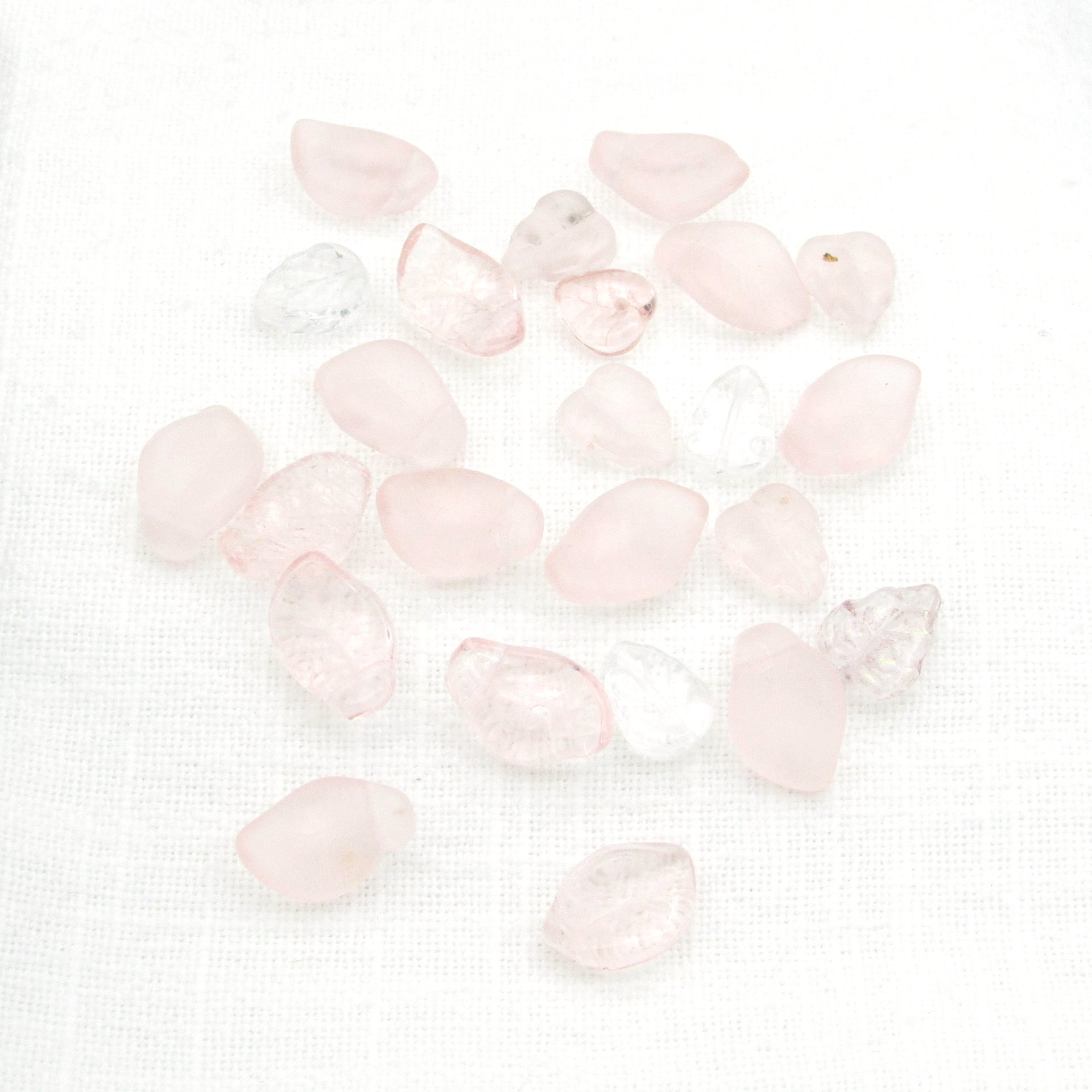Vintage Glass Leaf Beads
