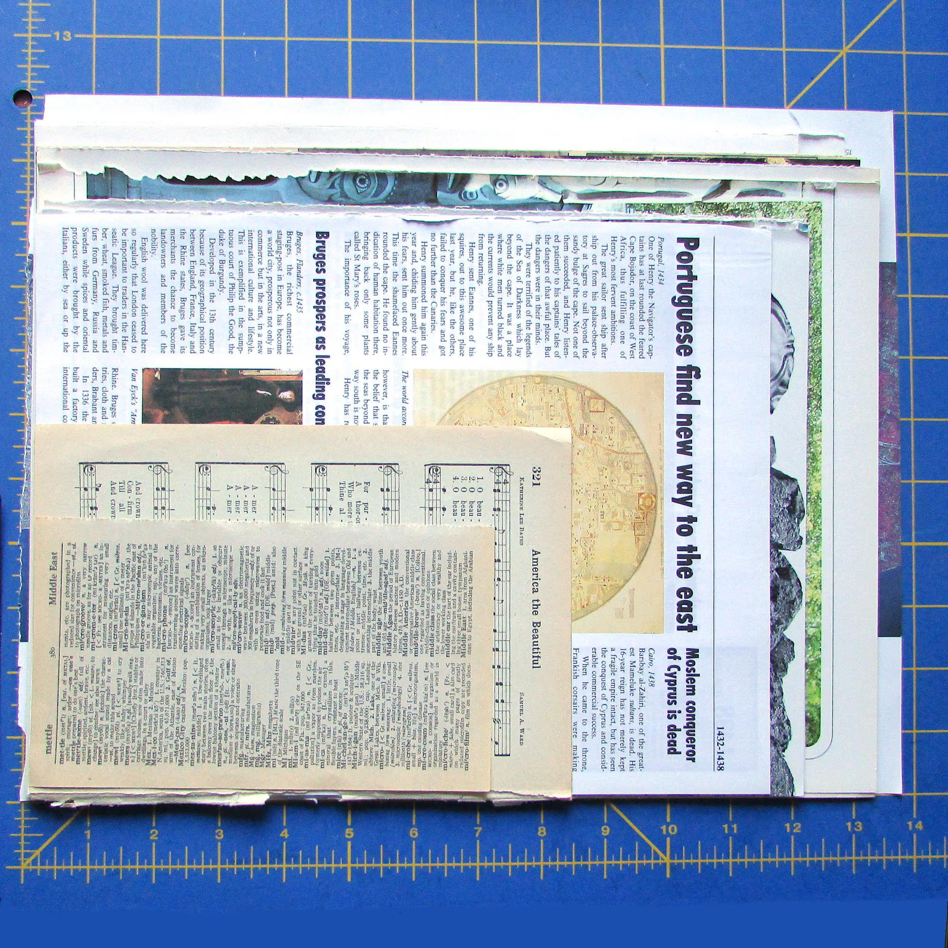History Scrapbooking Collage Starter Pack, Mixed Media Junk Journal Bundle 100pc