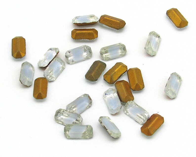 Light Sapphire Givre Baguette Rhinestones (24)