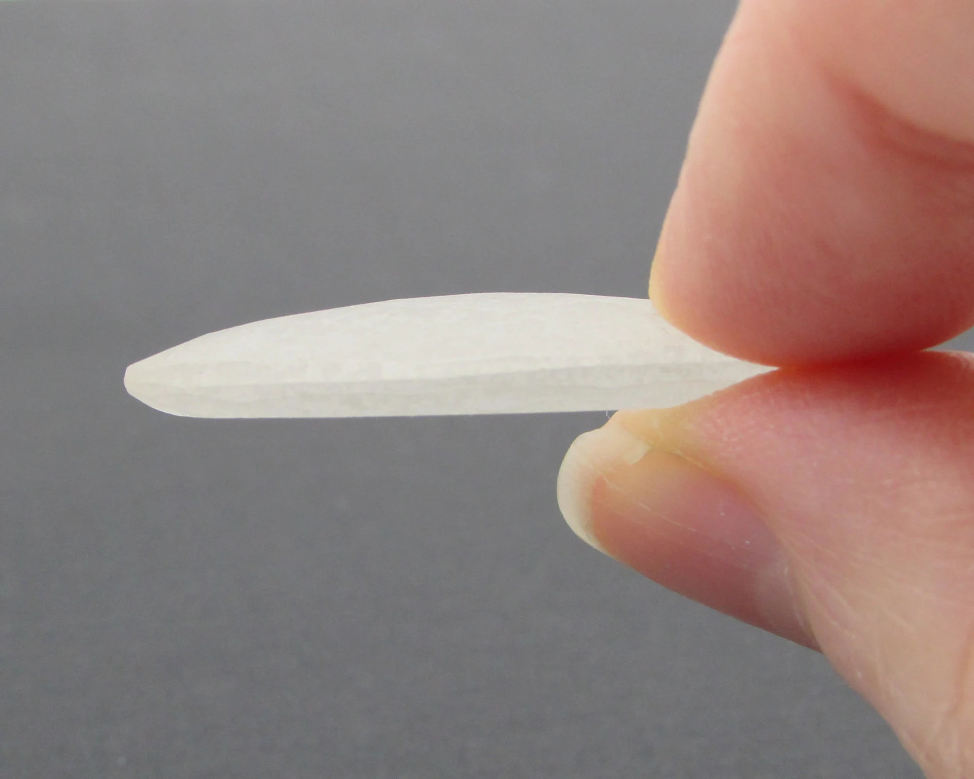 32x18mm Oval Frosted Cabochon, Vintage Camphor Glass Flat Back Stone