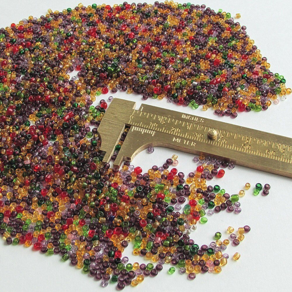 Vintage 10/0 Seed Bead Mix