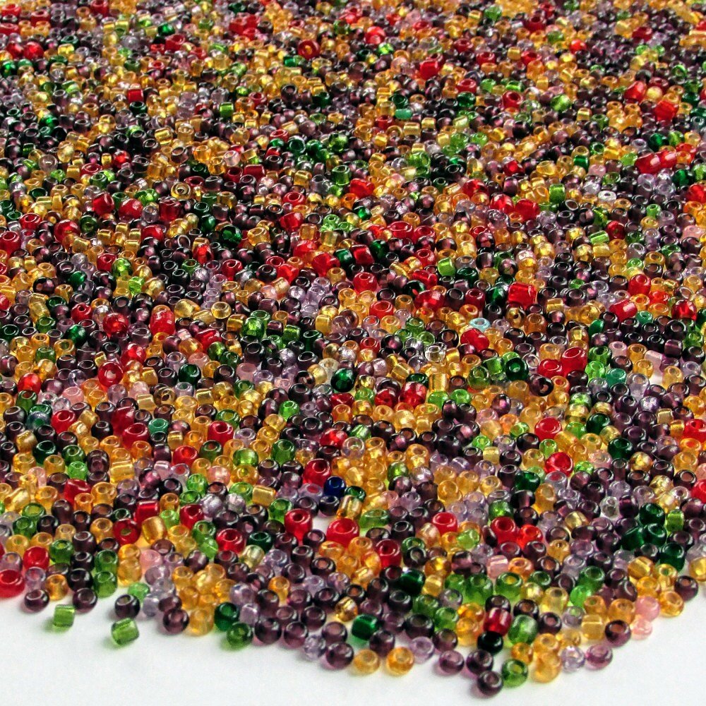 Vintage 10/0 Seed Bead Mix