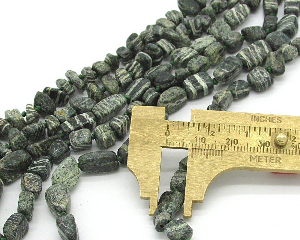 Zebra Jasper Gemstone Chip Beads