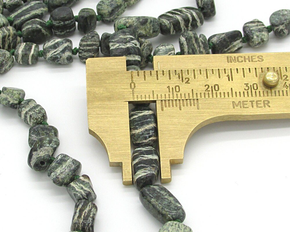 Zebra Jasper Gemstone Chip Beads