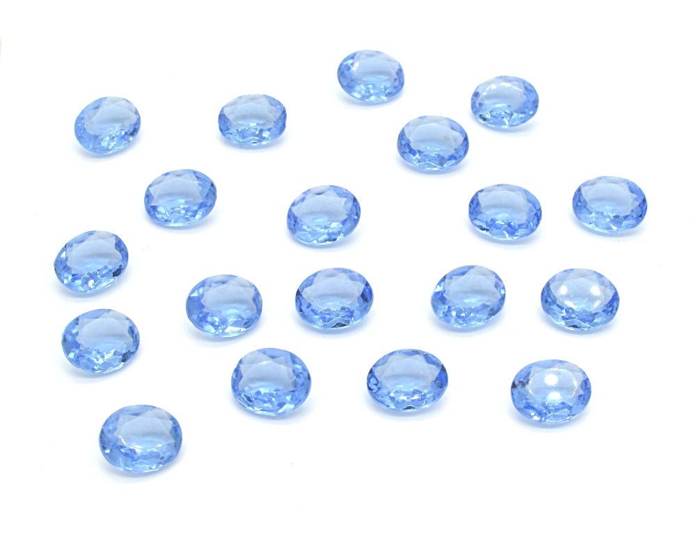 12x10mm Light Sapphire Vintage Rhinestone Dentelles