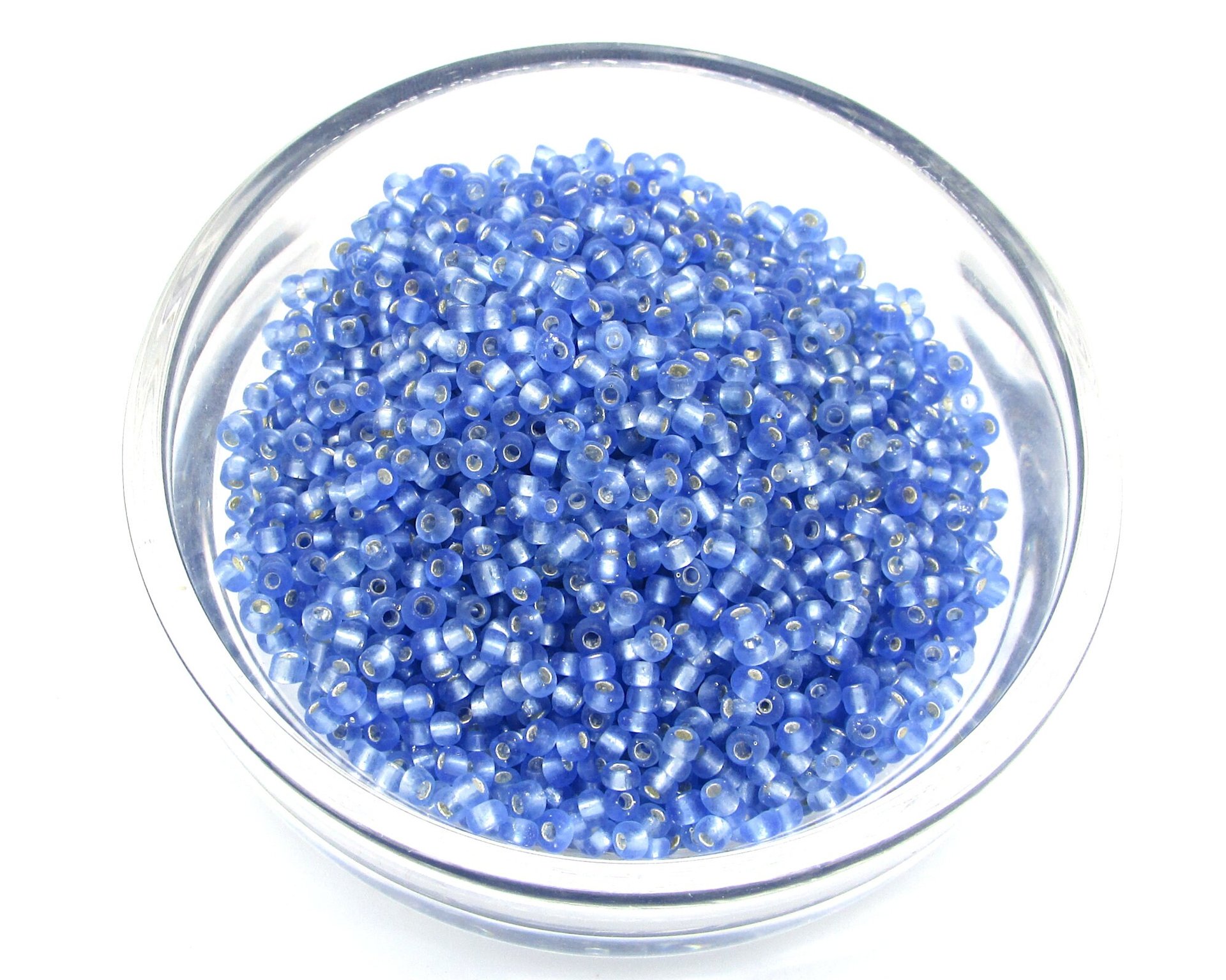 11/0 Round Seed Beads Light Blue (25g)