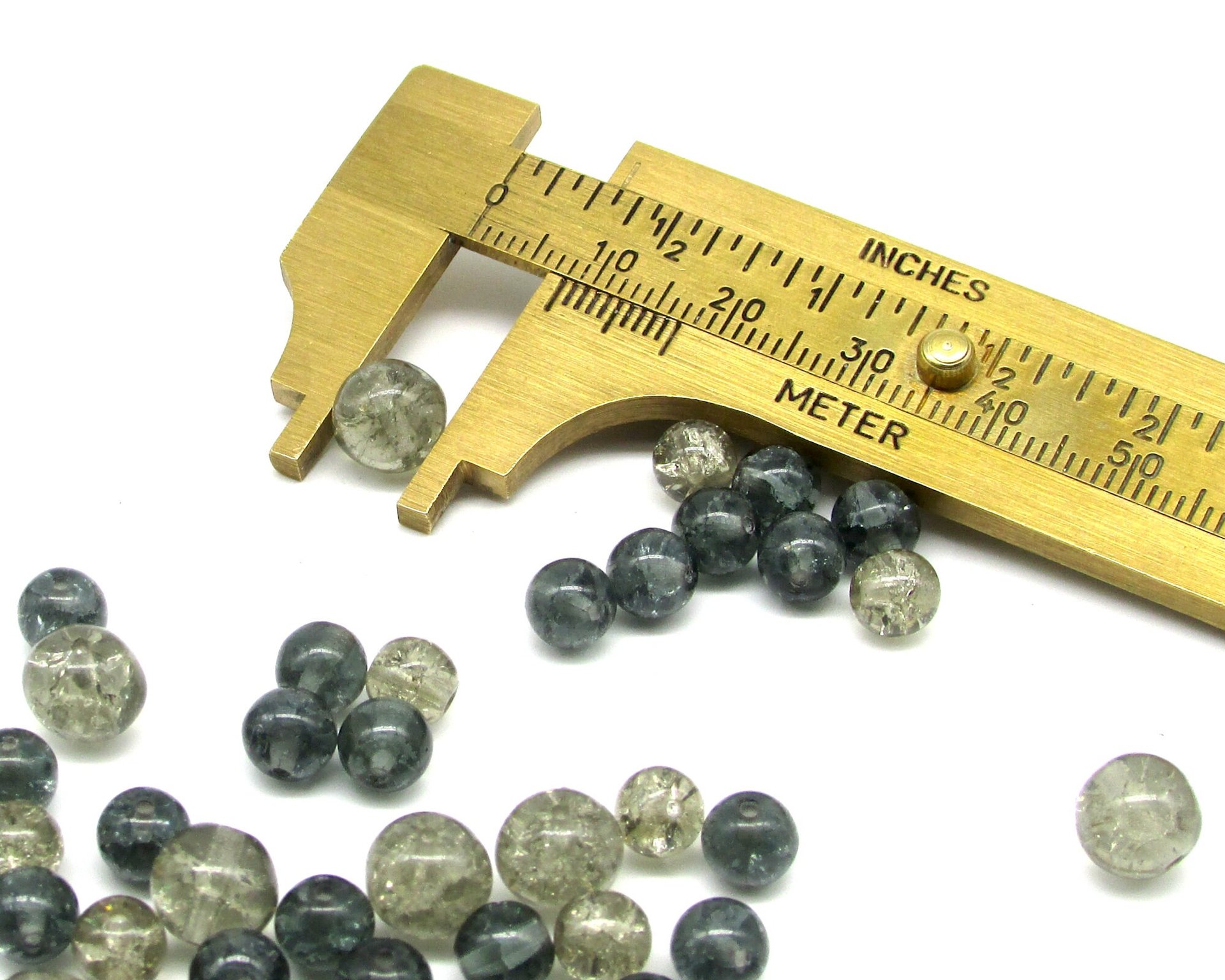 Czech Crackled Glass Bead Mix