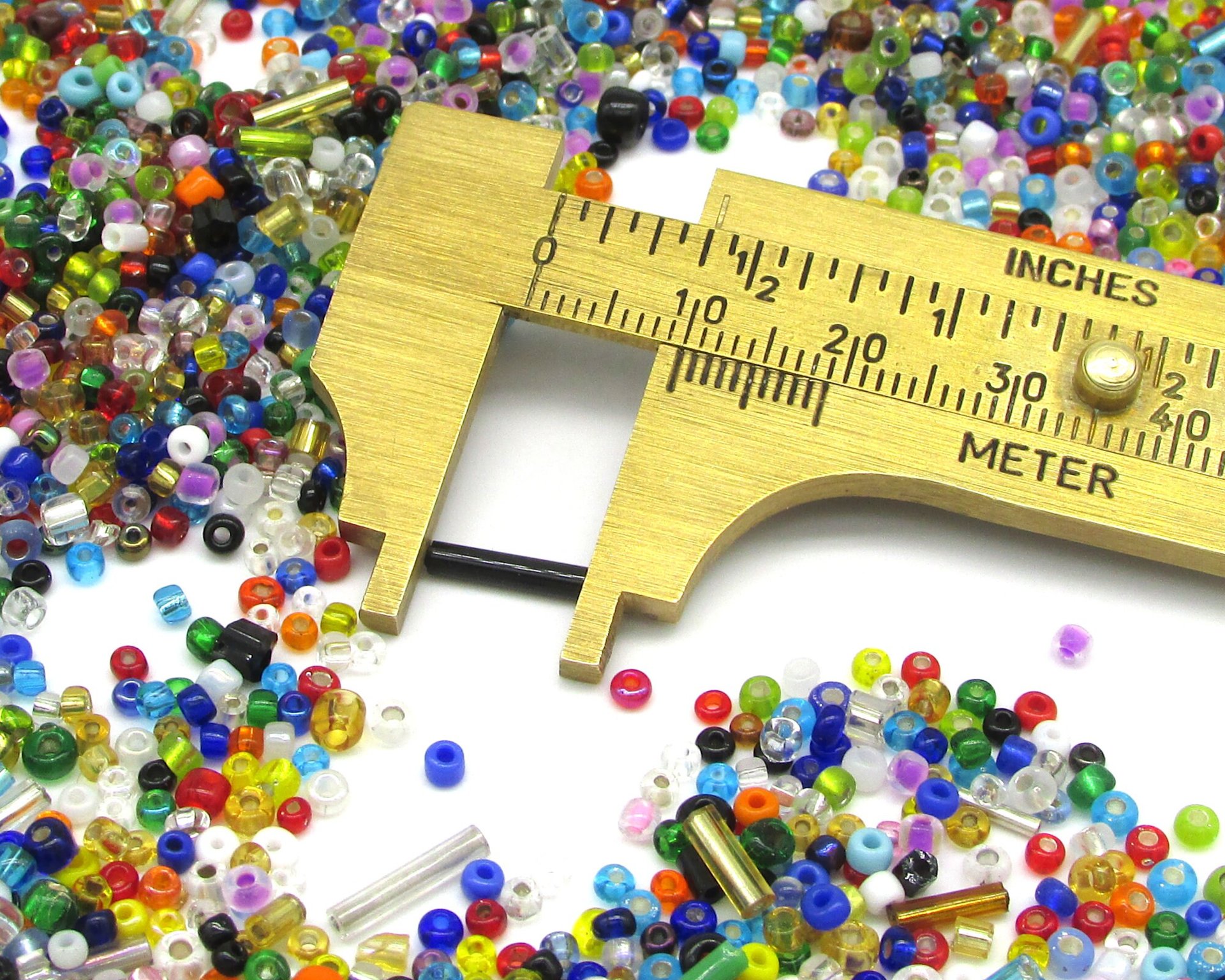 Vintage Rainbow Seed and Bugle Bead Mix