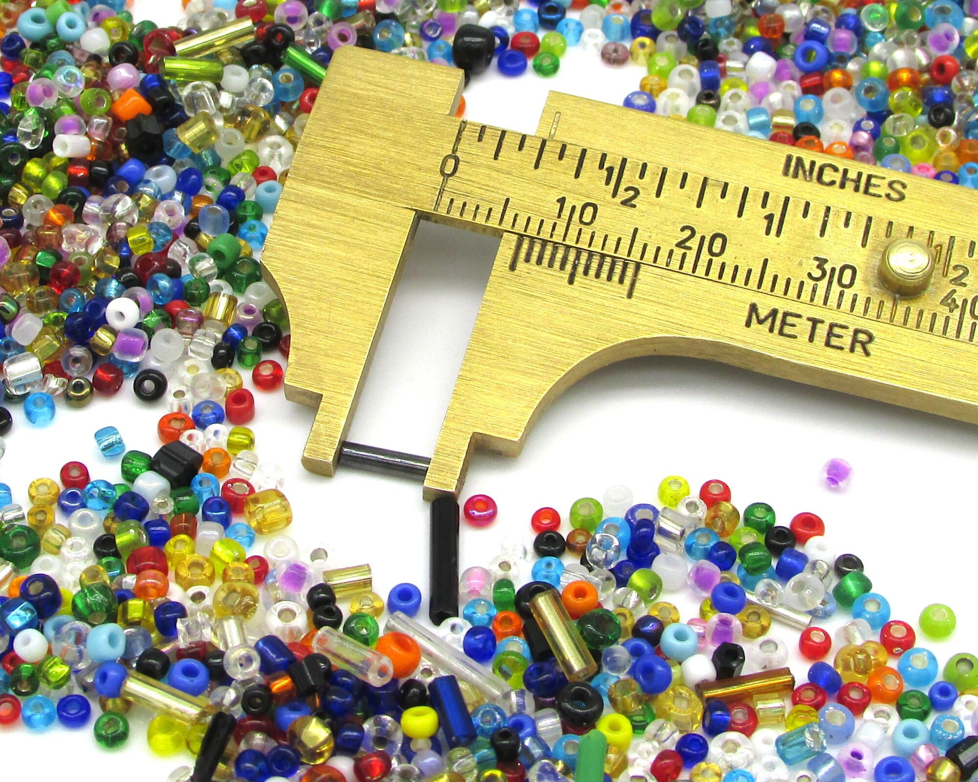 Vintage Rainbow Seed and Bugle Bead Mix