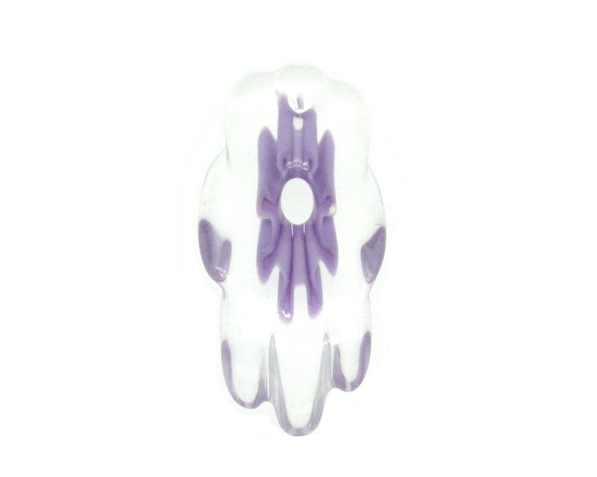 Furnace Cane Flower Slice Pendant