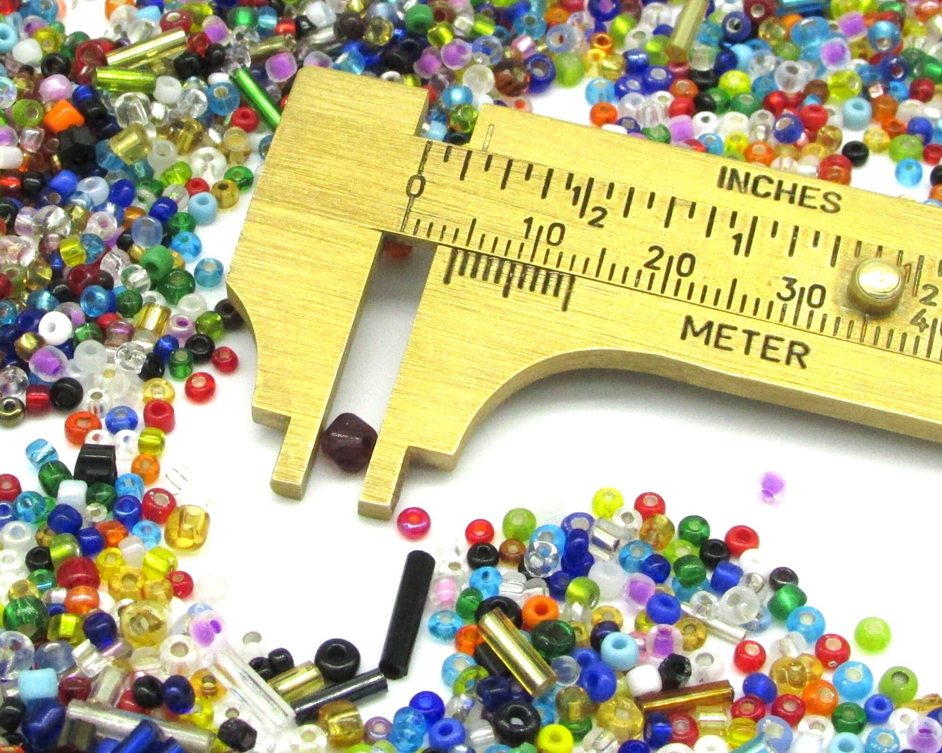 Vintage Rainbow Seed and Bugle Bead Mix