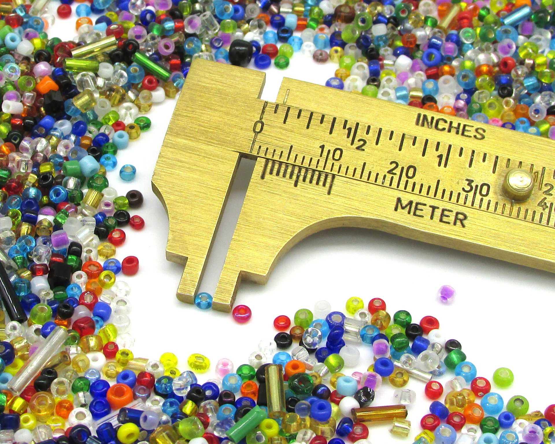 Vintage Rainbow Seed and Bugle Bead Mix