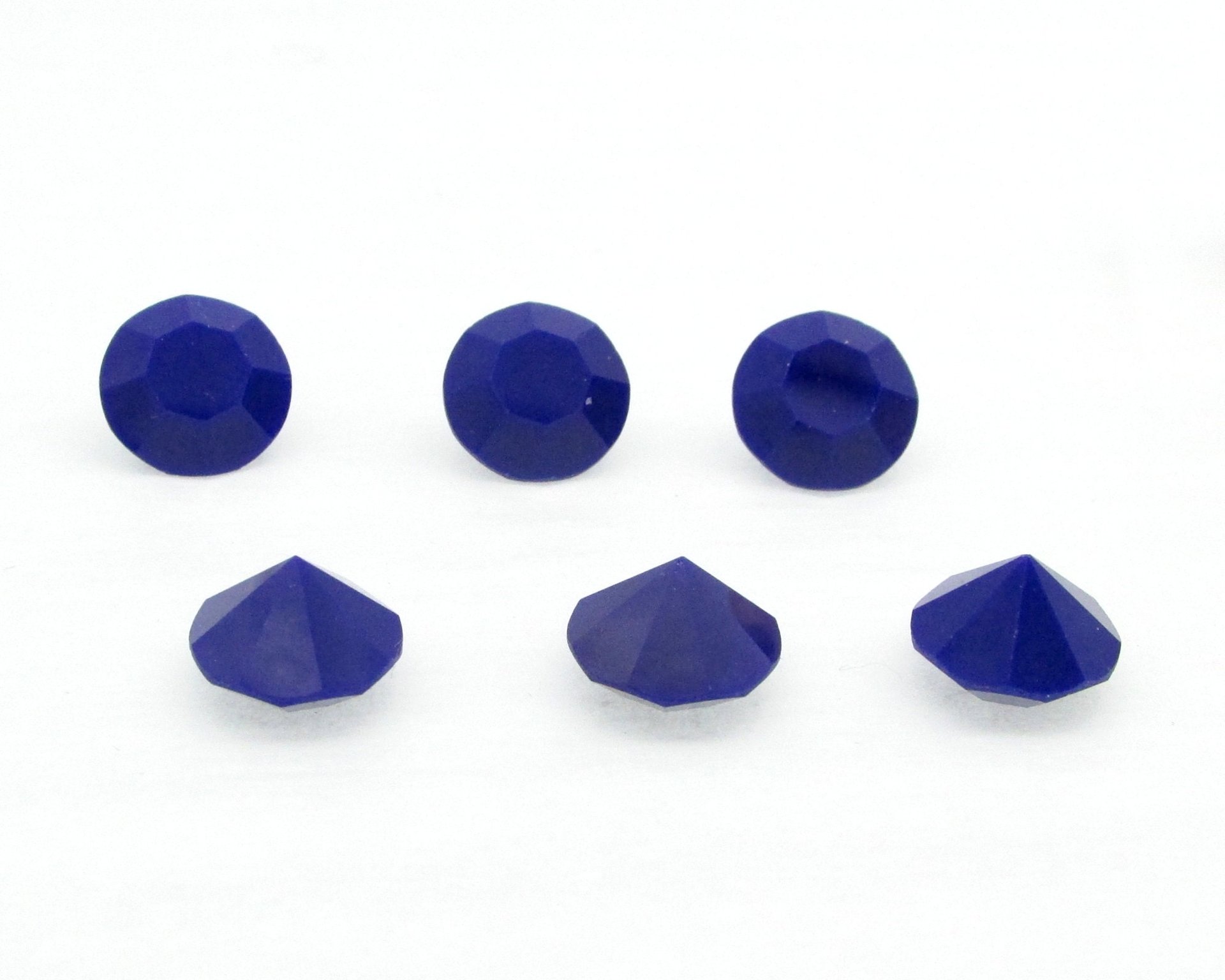 47ss Opaque Navy Blue Rhinestone Chatons (6)