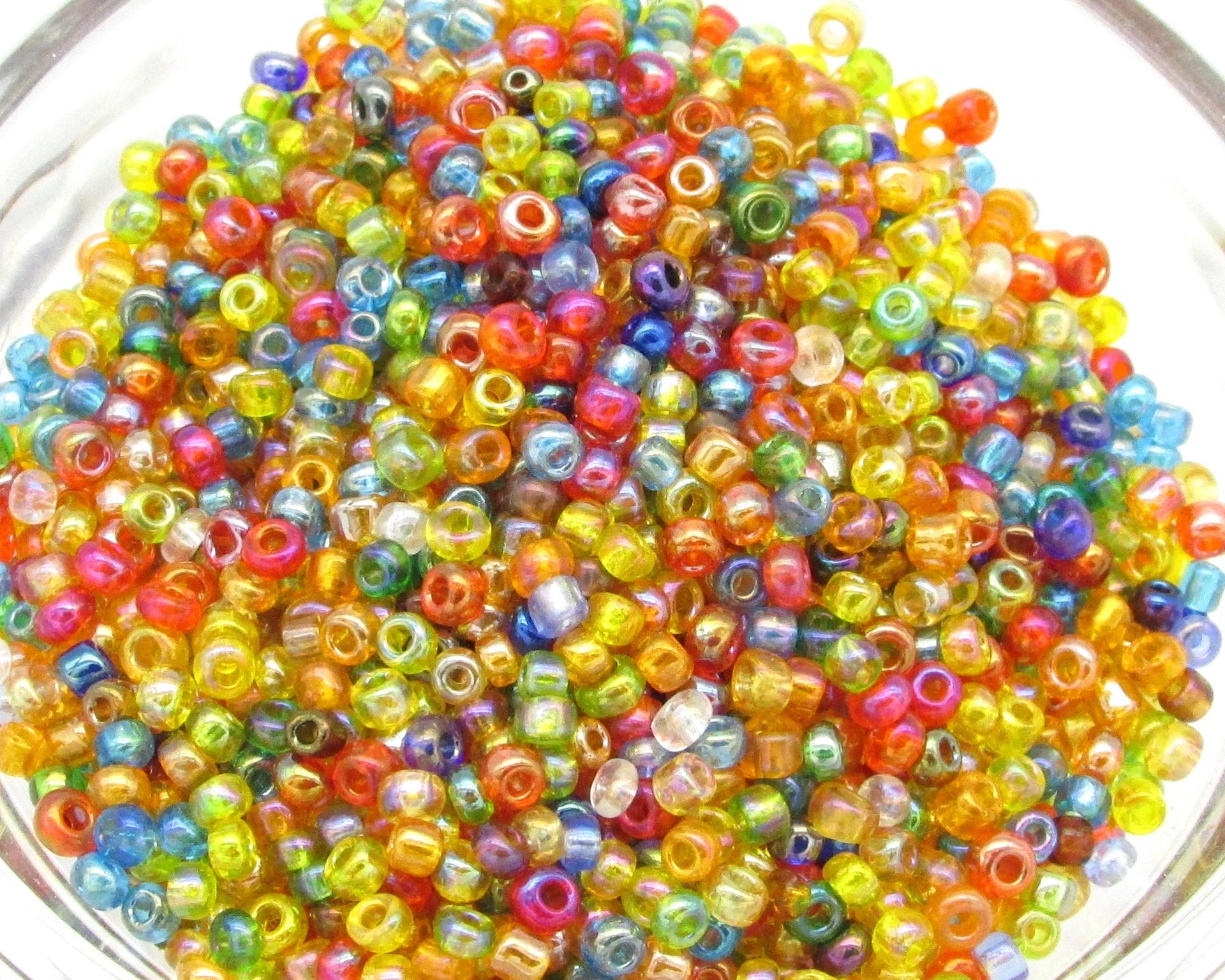 11/0 Rainbow Lustre Seed Bead Mix