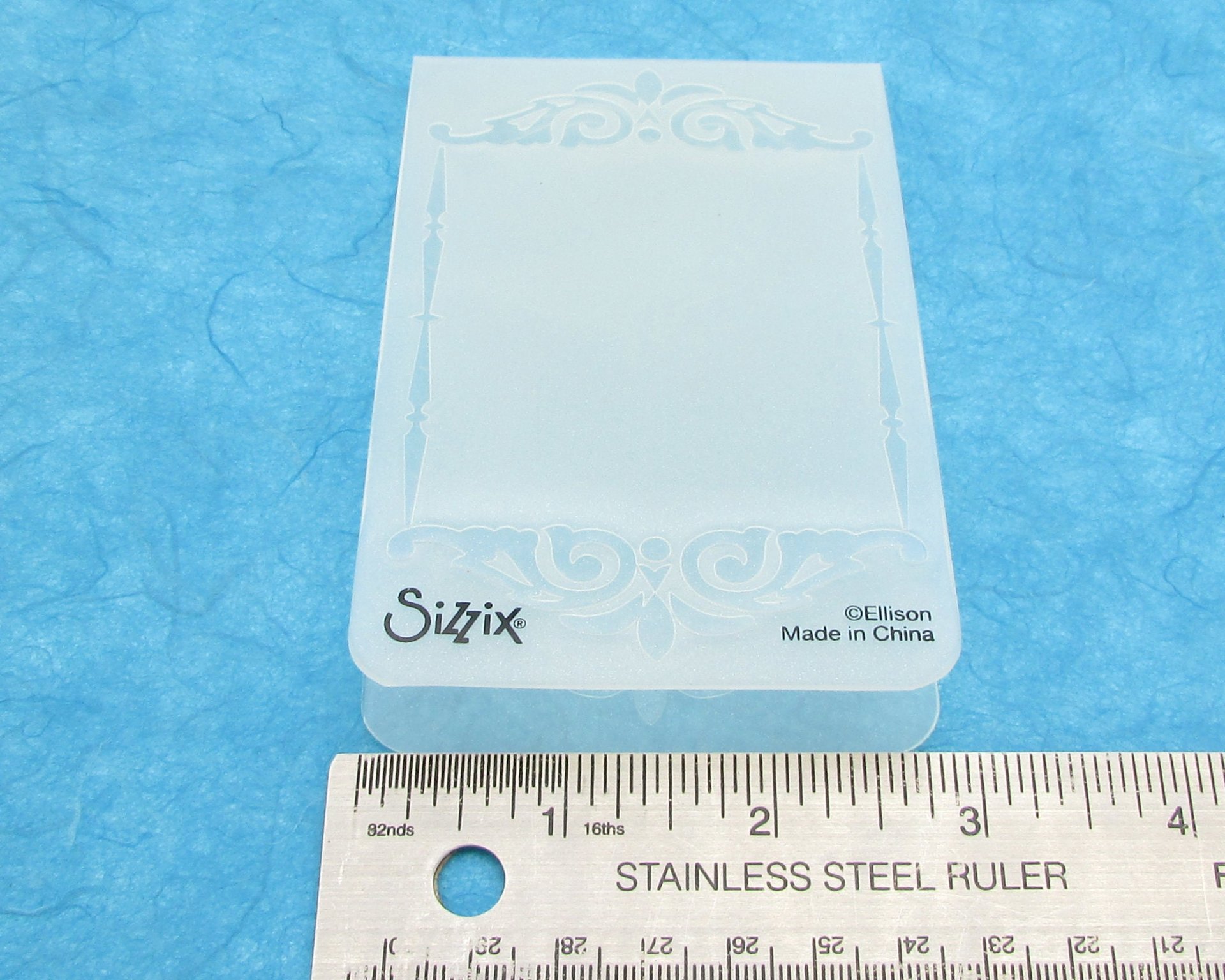Floral Affection Sizzix Embossing Folder, 4.5" Rectangle