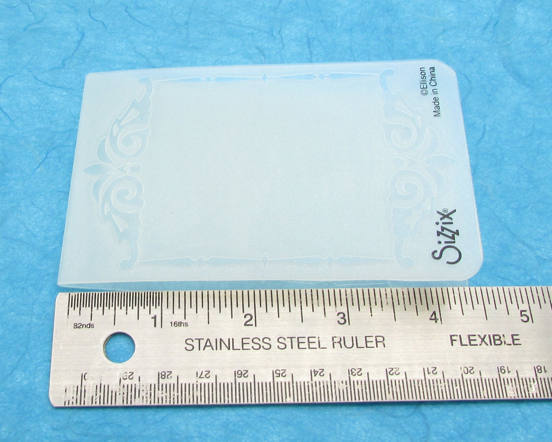 Floral Affection Sizzix Embossing Folder, 4.5" Rectangle