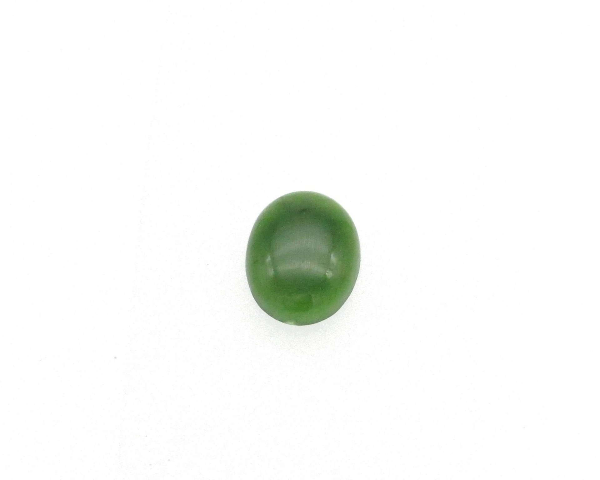 Nephrite Jade Oval Cabochon, Domed Oval 18x12.5x5.25mm 8.7ct