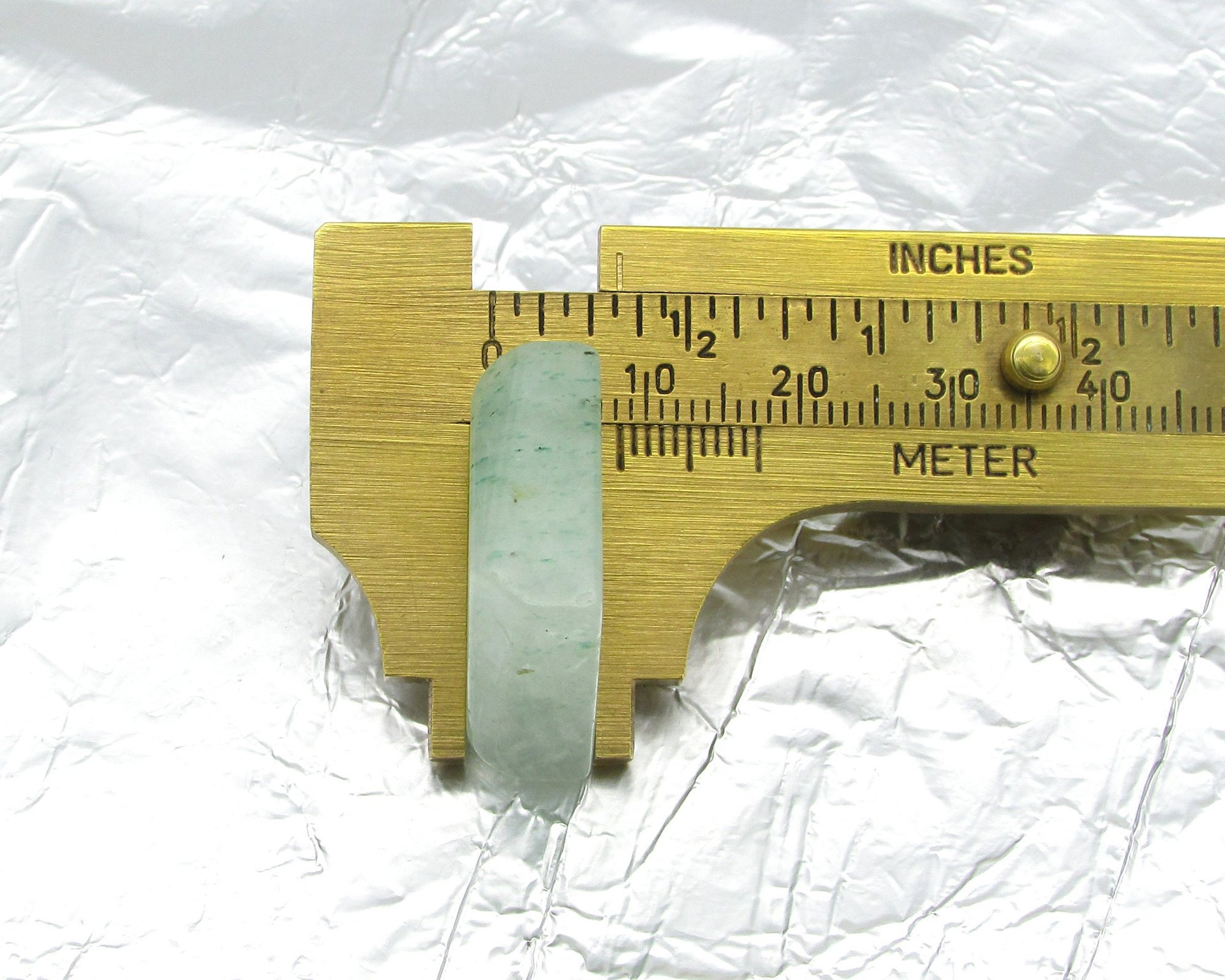 Nephrite Jade Square Cabochon, Diagonal Bevel 21mm 35.6-41.45 Carat Flat Back Stone