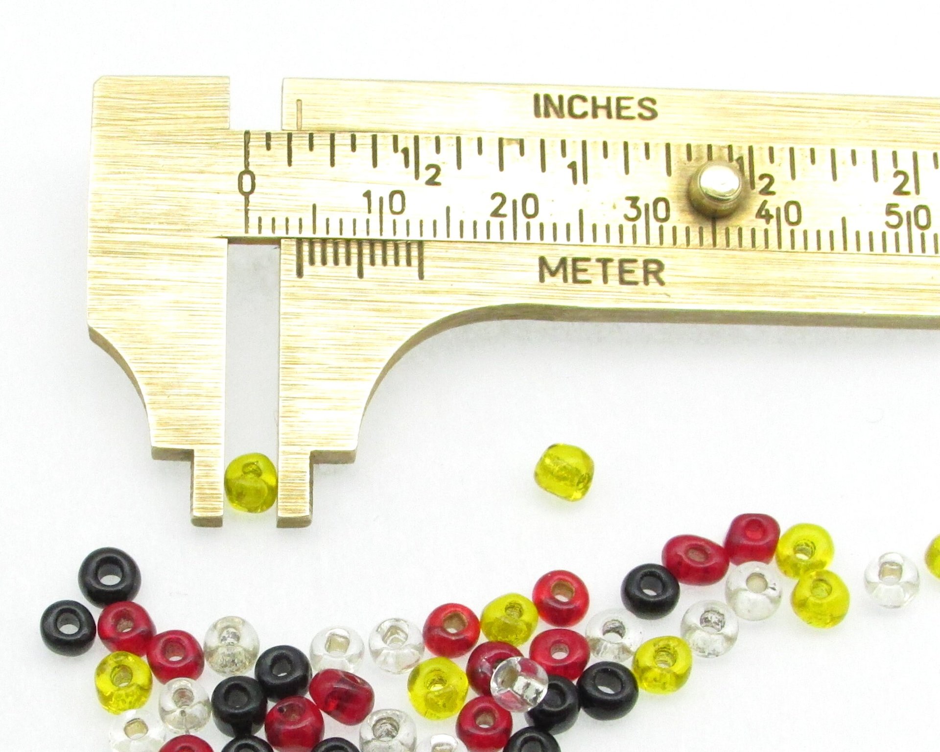 Glass Bead Mixed Lot, Flat Ovals and Seed Beads