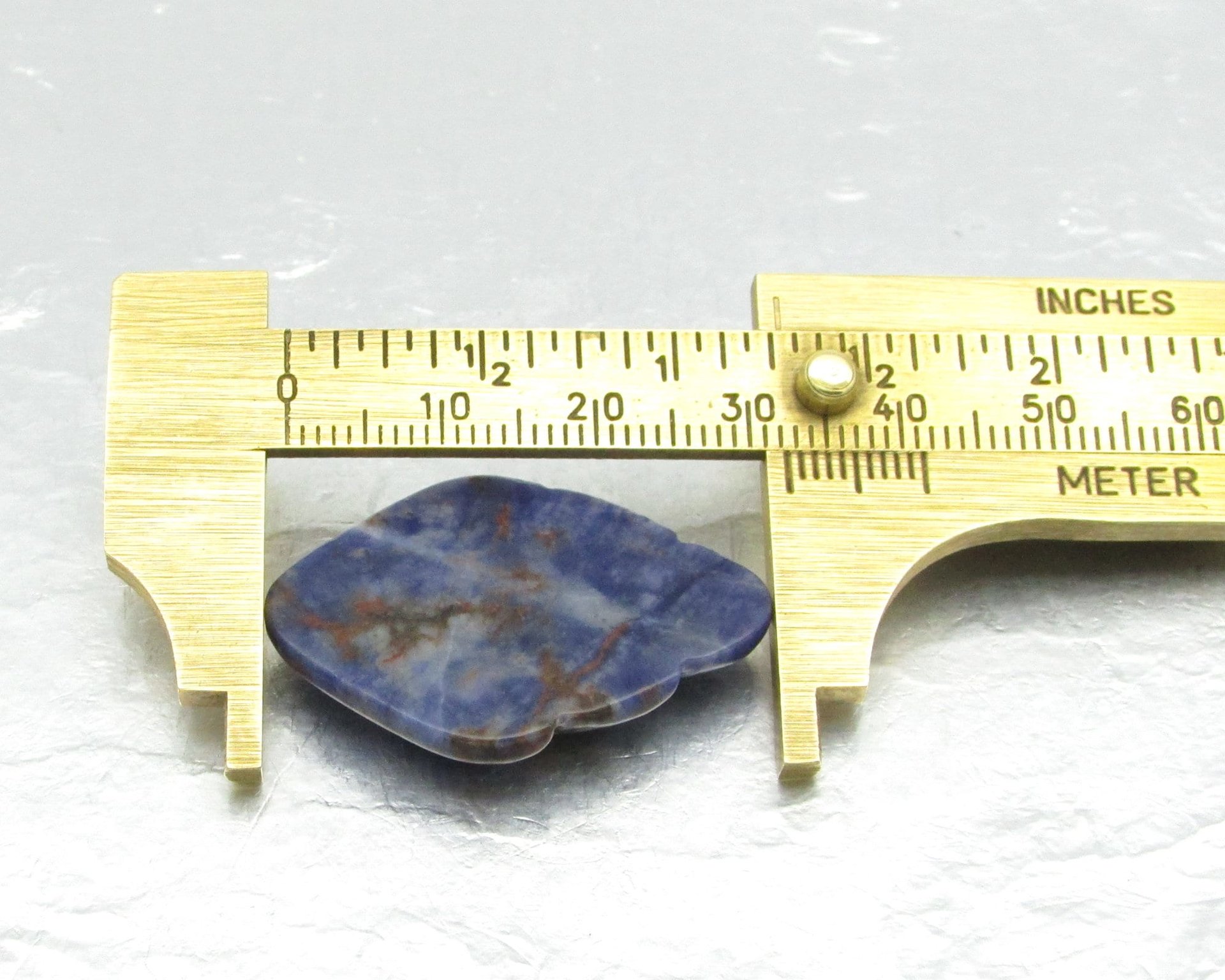 Sodalite Cabochon Art Deco Shield