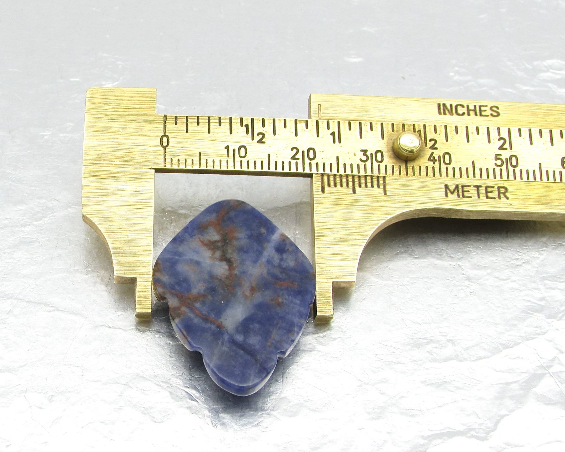 Sodalite Cabochon Art Deco Shield