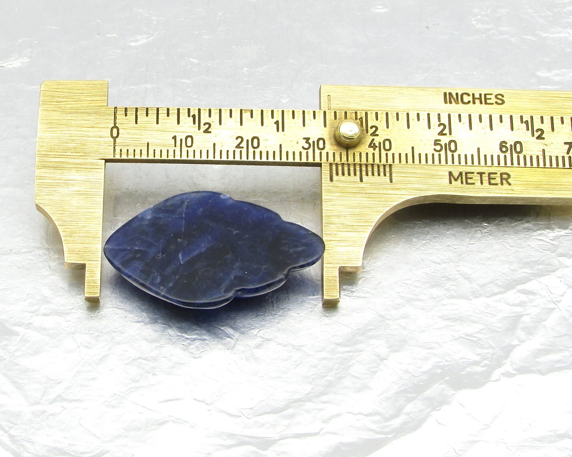 Sodalite Cabochon Art Deco Shield