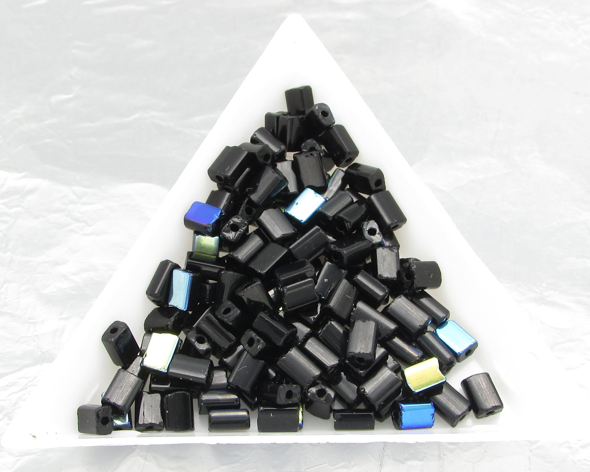 5x3mm Rectangle Beads, Flat Czech Glass Niblets
