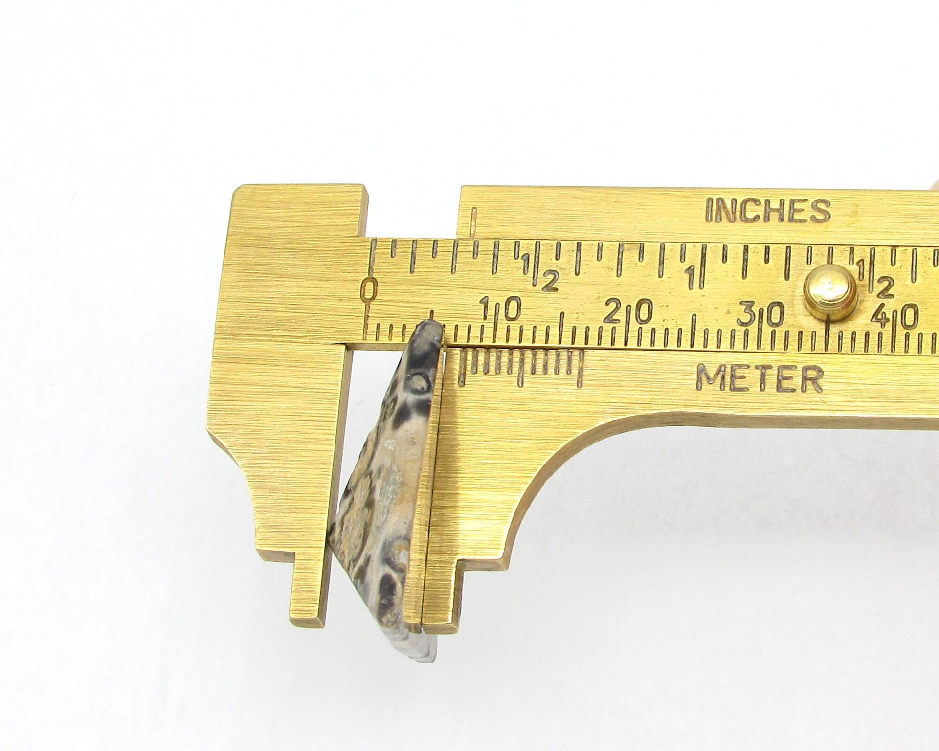 Leopardskin Jasper Tetrahedral Gemstone Cabochon