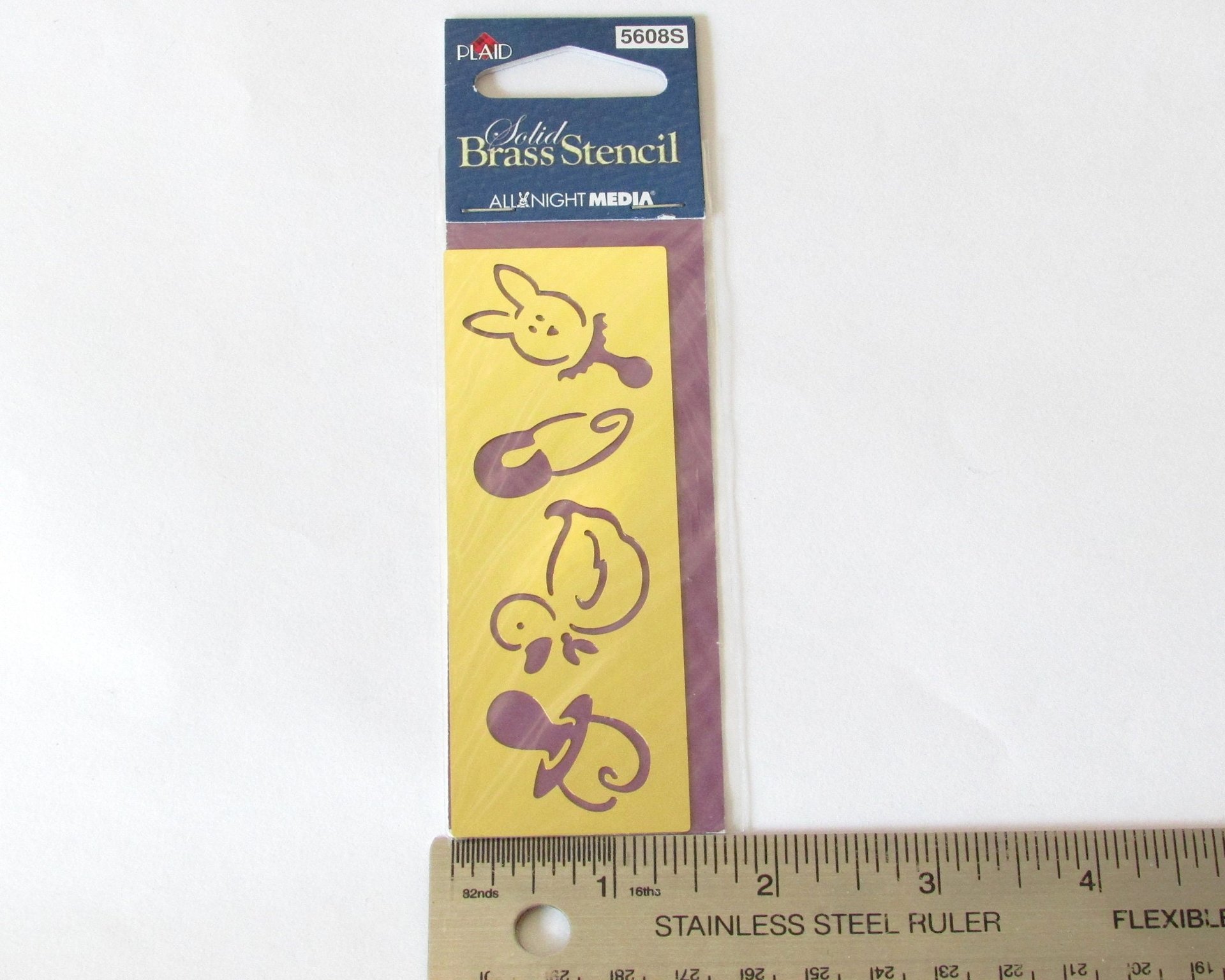 Brass Embossing Stencils, Reusable Metal Templates, Assorted Themes