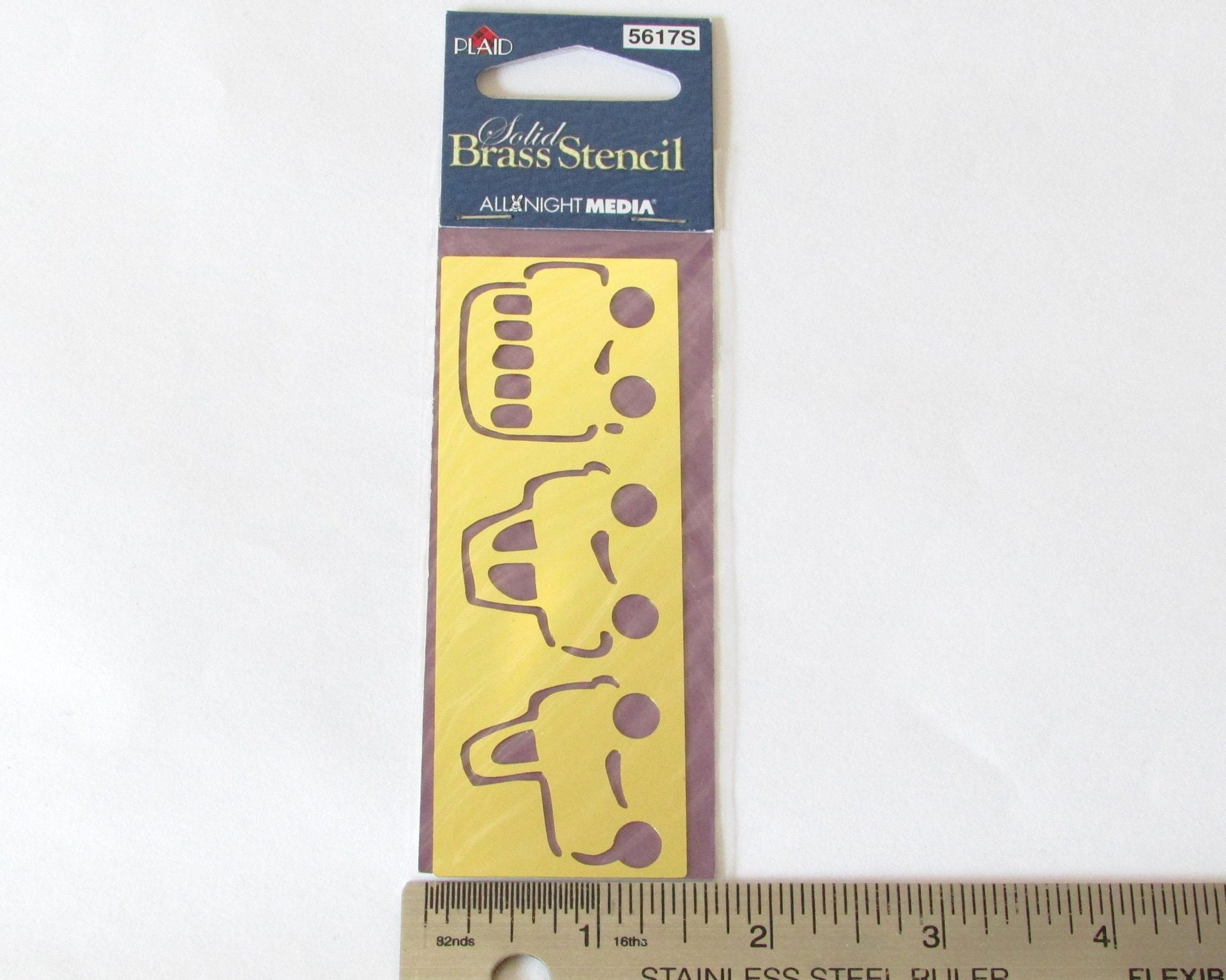 Brass Embossing Stencils, Reusable Metal Templates, Assorted Themes