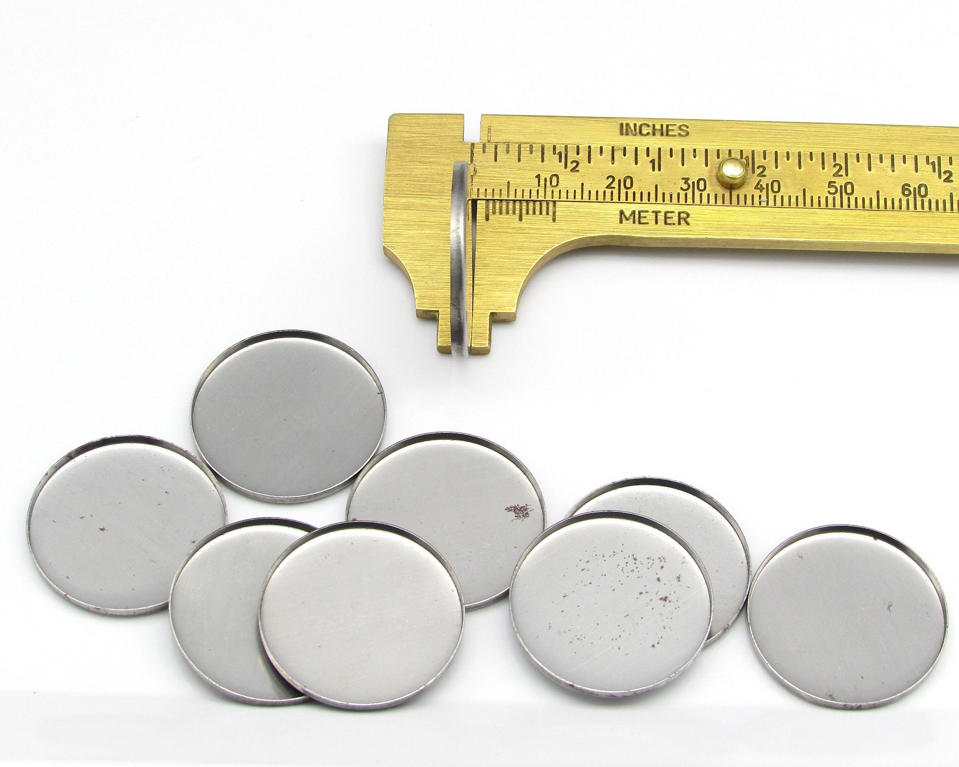 25mm Round Setting, Raw Steel Bezel