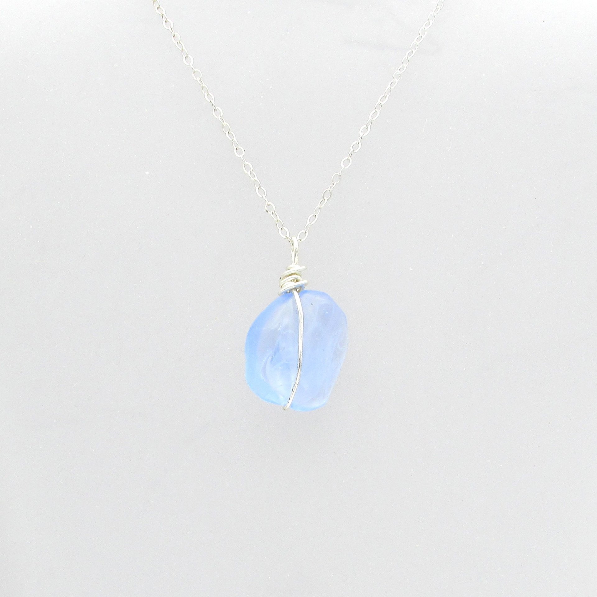 Vintage Rose Porphyr Lampwork Cabochons with Wrapping Channel 