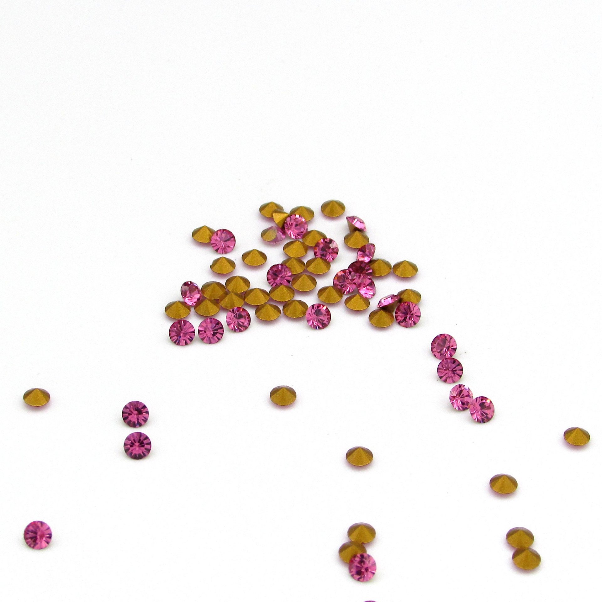 Vintage Rhinestone Chatons PP20 Crystal Point Backs, 2.6-2.7mm SS9 Non-Hotfix