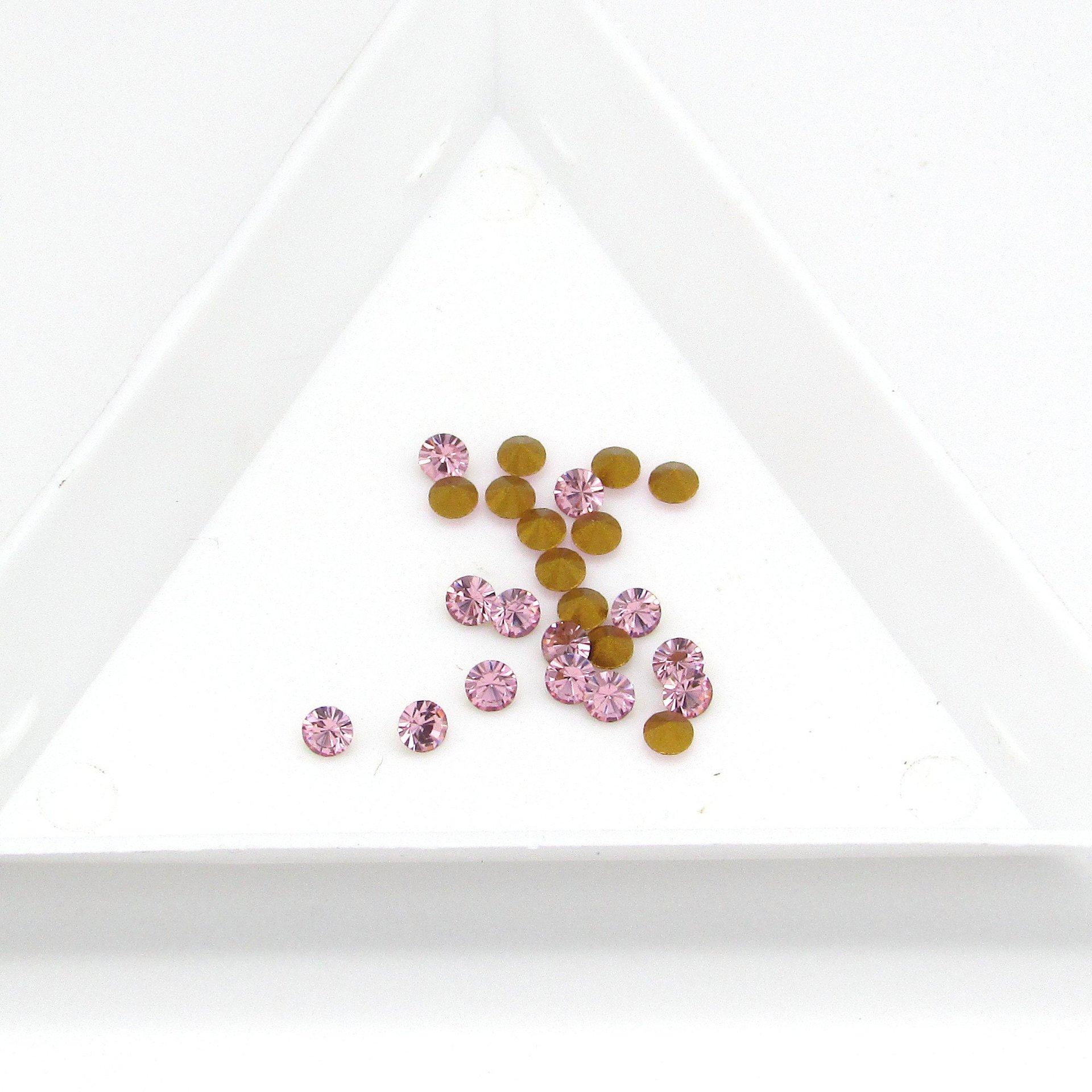 Vintage Rhinestone Chatons PP20 Crystal Point Backs, 2.6-2.7mm SS9 Non-Hotfix