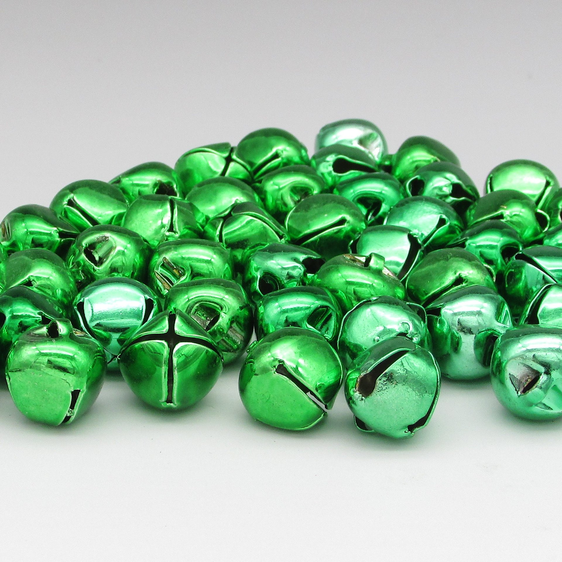 1/2” Jingle Bells, 13mm Round Steel Christmas Embellishments