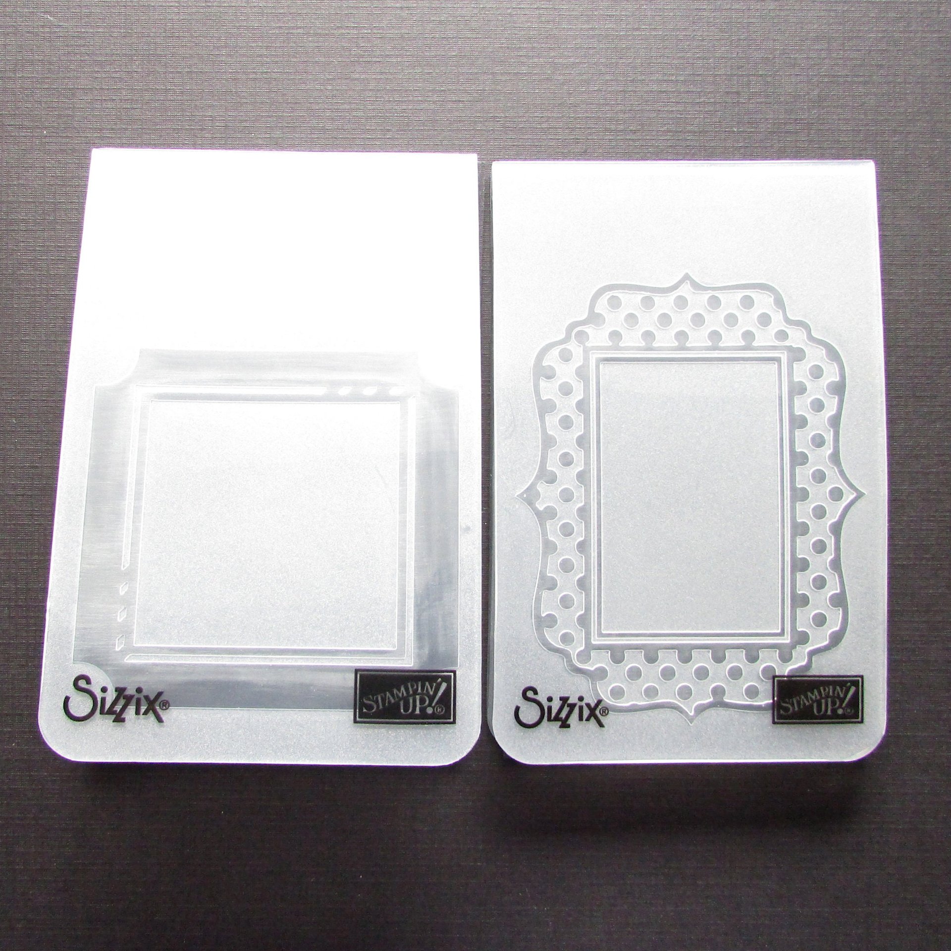 Fun Frames Sizzix Embossing Folder 2-Piece Set