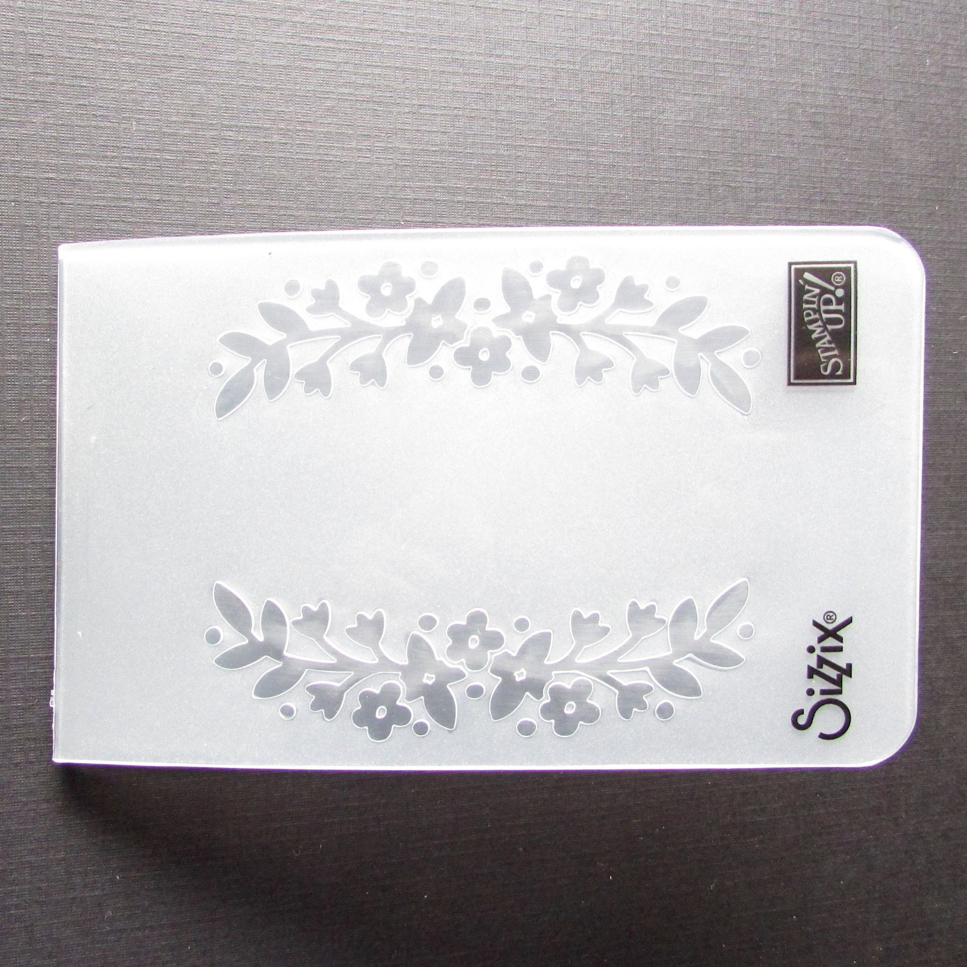 Floral Affection Sizzix Embossing Folder, 4.5" Rectangle