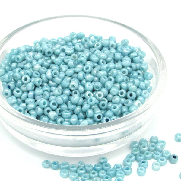 8/0 Mini Rocailles Turquoise Lustre (25g)