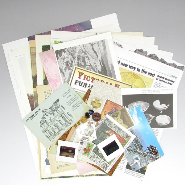 History Scrapbooking Collage Starter Pack, Mixed Media Junk Journal Bundle 100pc