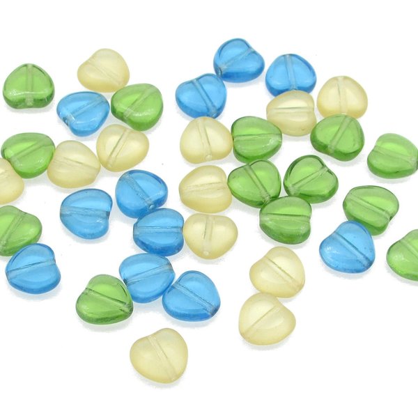 Heart Window Beads